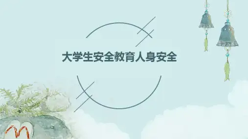 大学生安全教育人身安全