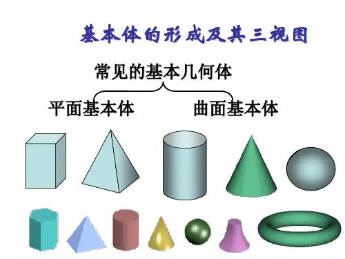 平面立体及截切1