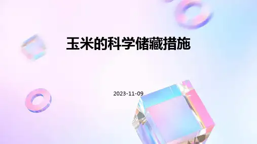 玉米的科学储藏措施