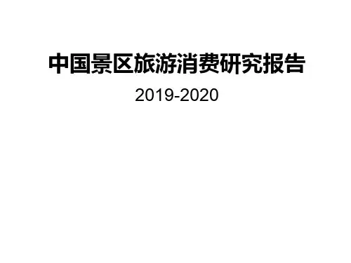 2019-2020年中国景区旅游消费研究报告