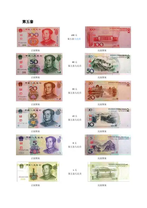人民币样本