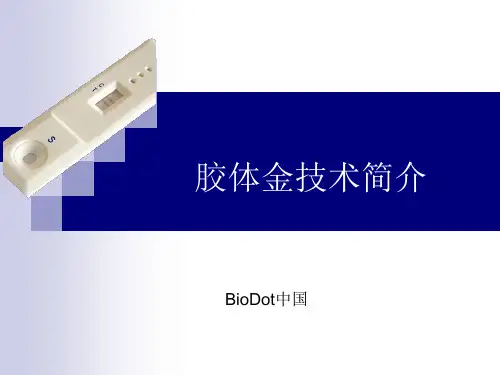 胶体金技术简介 ppt课件
