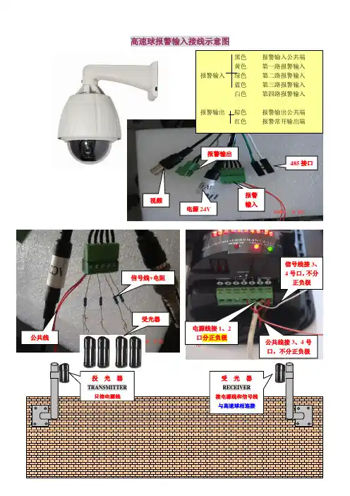 高速球接线方案和安装说明
