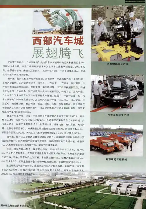 西部汽车城展翅腾飞