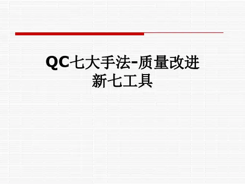QC七大手法-质量改进新七工具