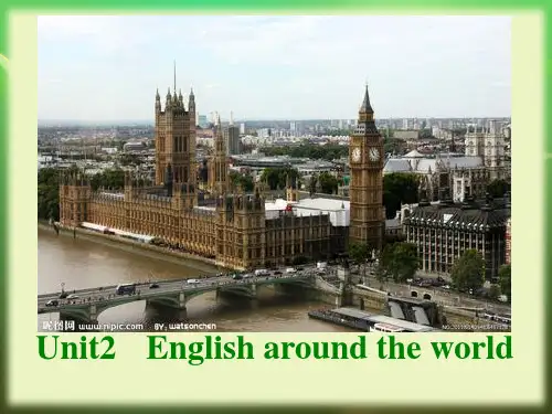unit2 English around the world课件