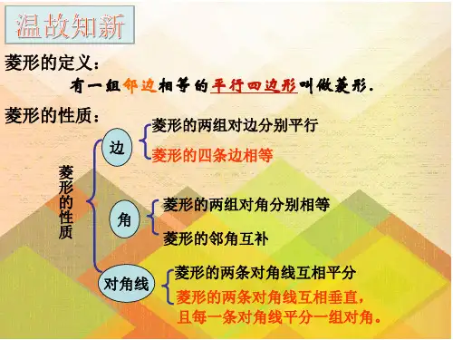 菱形的判定公开课ppt课件