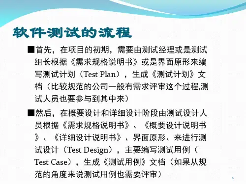 软件测试培训-基础篇ppt课件
