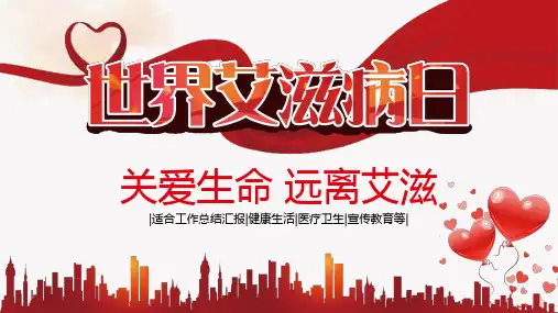 世界艾滋病日 英文ppt