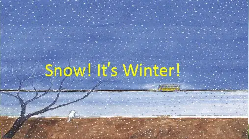 冀教版六年级英语上册Lesson 14 Snow! It's Winter!课件