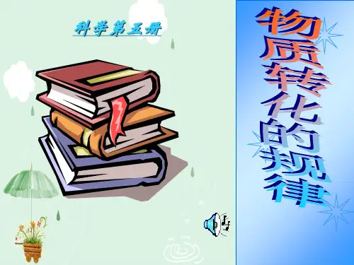 浙教版初中科学九上2.5《物质的转化》(共21张PPT)