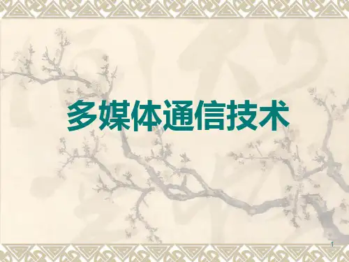 多媒体通信技术第三章图像技术基础PPT课件