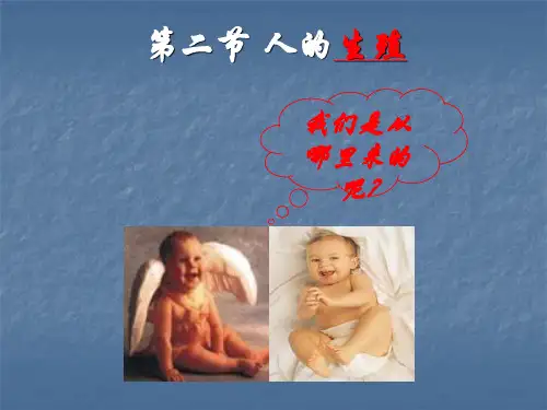 人教版七年级生物下册课件4.1.2人的生殖(共37张ppt)