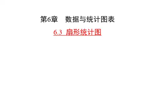 浙教版数学七年级下册课件6.3扇形统计图
