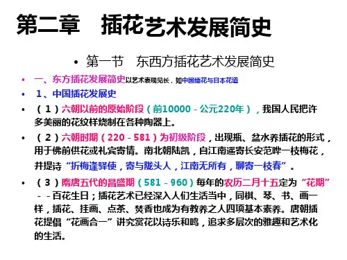 插花艺术发展史