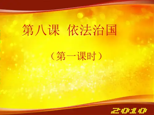 政治九年级人民版第八课第1框从行政诉讼说起课件