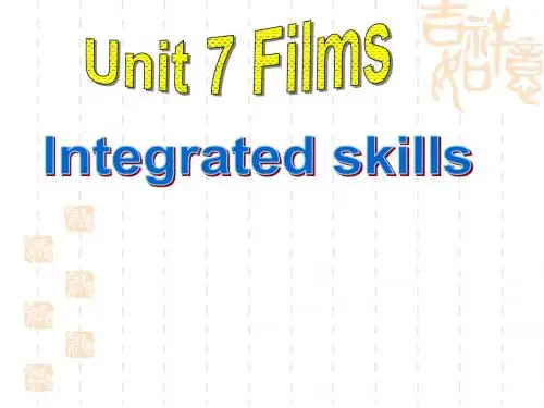 九年级上册(初三上学期)英语Unit7 Integrated skills 课件