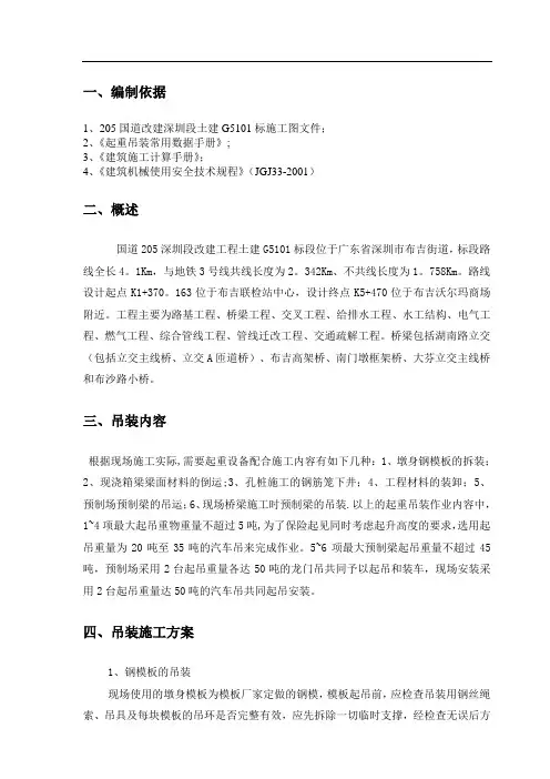起重吊装专项方案