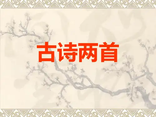 三年级上册语文古诗两首《夜书所见》《九月九日忆山东兄弟》ppt