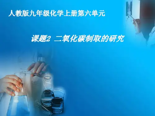 人教版初中化学九上6.2 二氧化碳制取的研究 优秀PPT _7