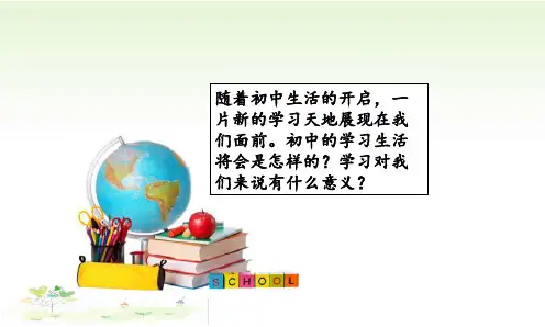 学习伴成长部编版道德与法治七年级上课件(共25张PPT)