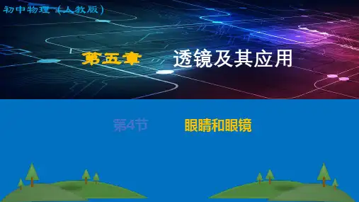 眼睛和眼镜-(课件)人教版物理八年级上册