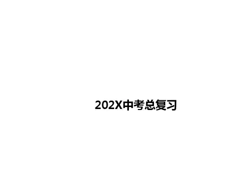 中考数学总复习课件(专题3：动点型问题)