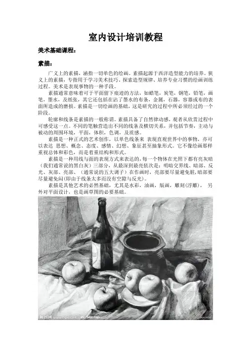 室内设计培训课件