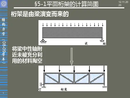 第五章静定平面桁架1PPT课件