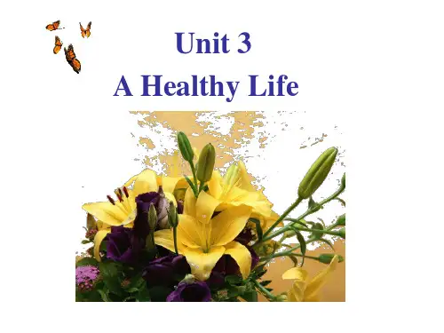广东省中山市高中英语Unit3AhealthylifeReading课件新