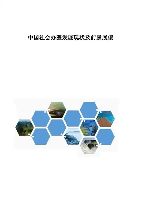 中国社会办医发展现状及前景展望