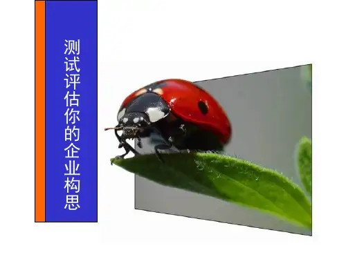 测试评估你的企业构思