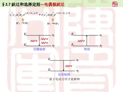 7跃迁和选择定则—电偶极跃迁.pdf