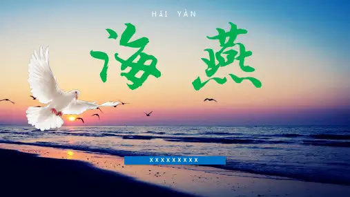 海燕2-读书分享课件
