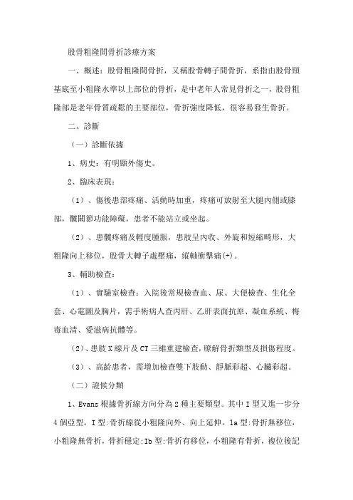 中医骨折诊疗方案