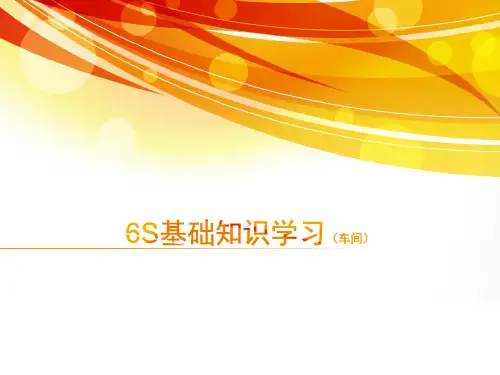 车间6S培训资料
