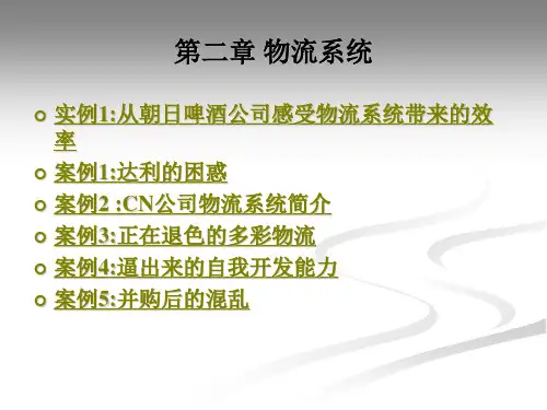第二章   物流系统