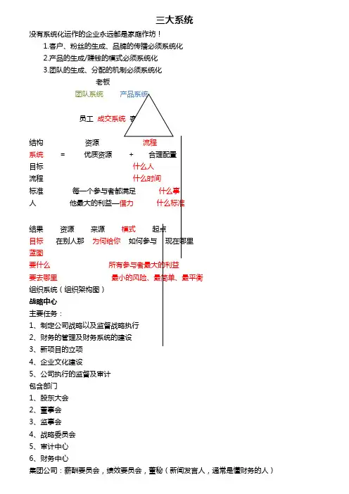 大脑银行--组织系统