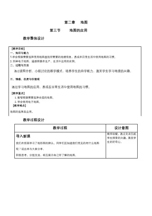 地图的应用