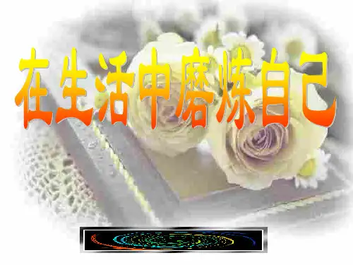 在生活中磨砺自己