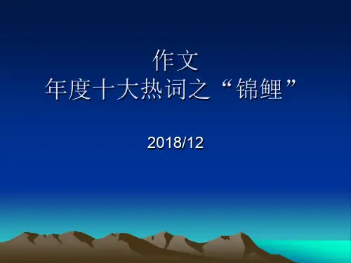 作文锦鲤