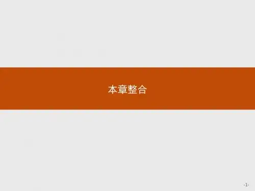 2018-2019学年人教版选修4 第2章 化学反应速率和化学平衡 本章整合 课件(27张)