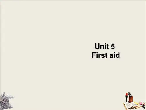 人教版高二英语必修5Unit 5 First aid Writing公开课课件PPT