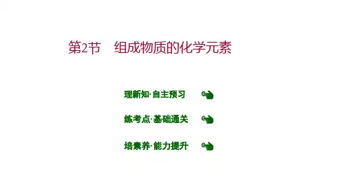 组成物质的化学元素ppt九年级化学沪教版上册