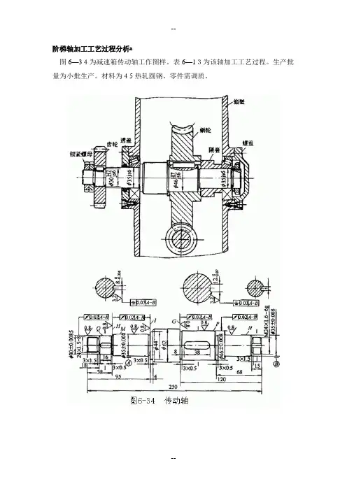 典型轴类零件加工工艺分析