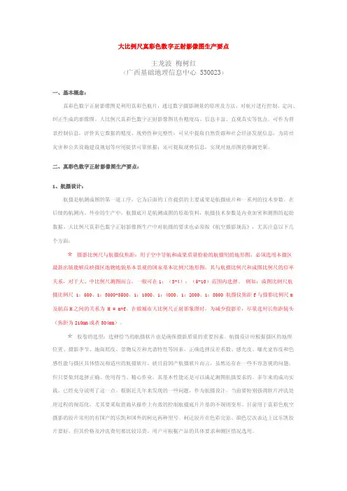大比例尺真彩色数字正射影像图生产要点.doc