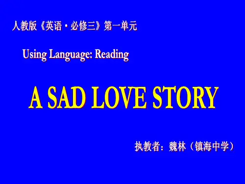 人教课标版必修3英语Unit1_Using_language_名师课件 (共12张PPT)
