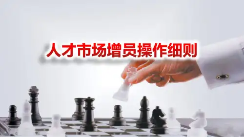 增员渠道搭建之人才市场增员——【职场标准化建设】