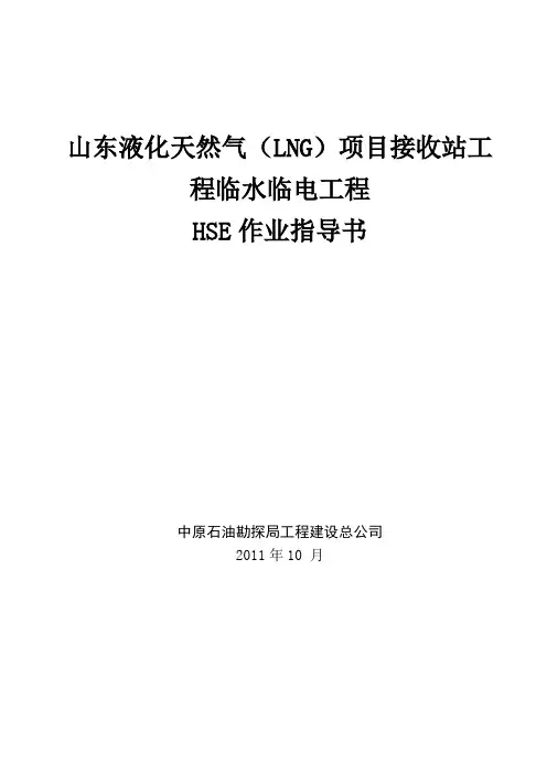 中石化HSE作业指导书