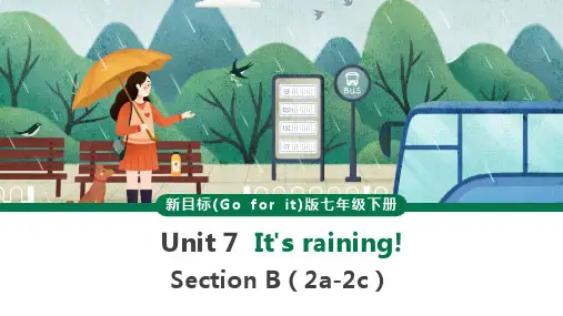 初中英语人教版七年级下册《Unit7It'sraining!SectionB(2a-2c)》教学课件